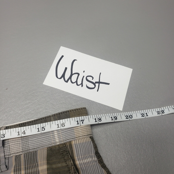 3/$15 mens dockers plaid cargo short size 34 - Picture 8 of 10